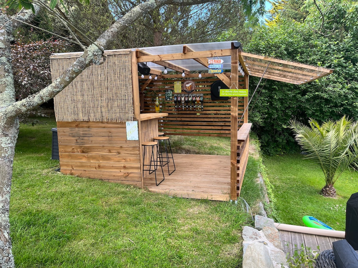 Maison de campagne avec piscine et jacuzzi