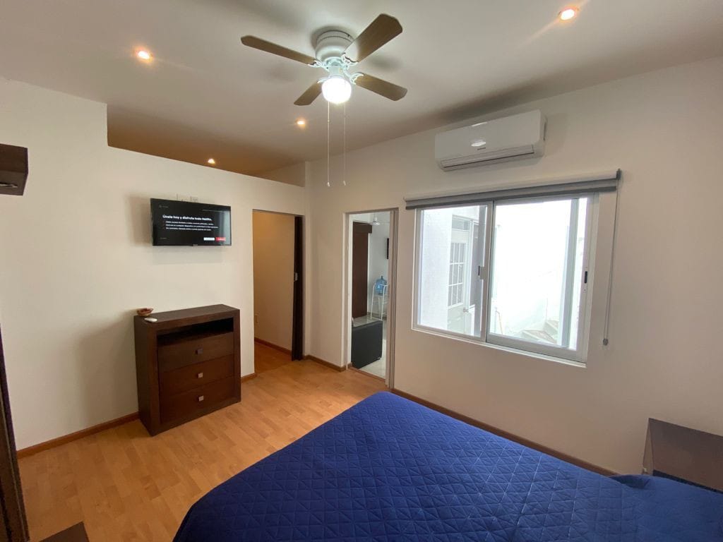 带2间卧室、厨房、卫生间的单间公寓- La Minerva