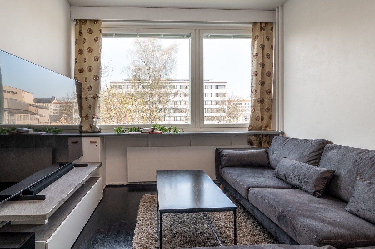 [5th floor w/park view] Netflix & Wi-Fi | Kitchen.