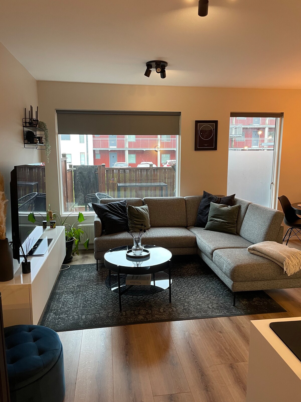 Condo with patio near Mount Esja