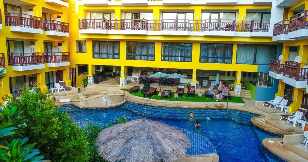 Seaside Hotel at beach in Phuket