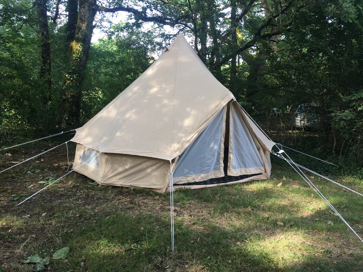 Domaine de la Salamandre Glamping tente