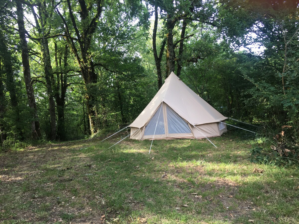 Domaine de la Salamandre Glamping tente