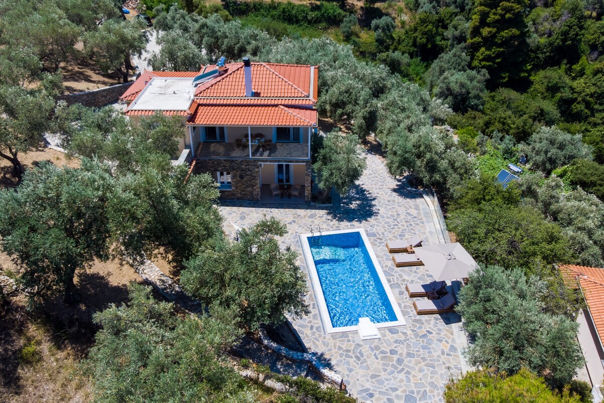 VILLA IFIGENEIA SKOPELOS με πισίνα και υπέροχη θέα