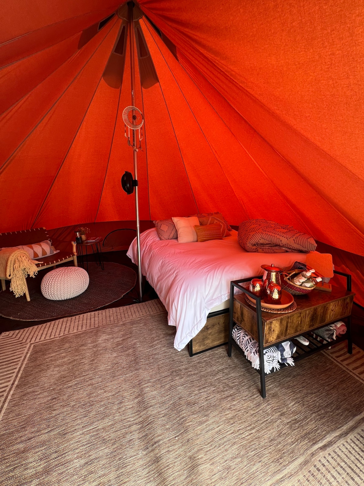 最好的帐篷露营！梦幻般的户外淋浴间