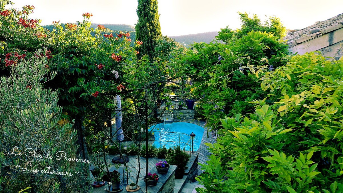 Mas en Provence, climatisé, piscine, 4 pers