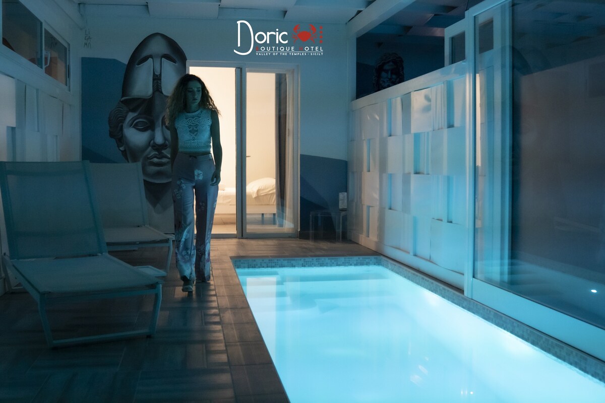 Deluxe con piscina privata temperatura ambiente