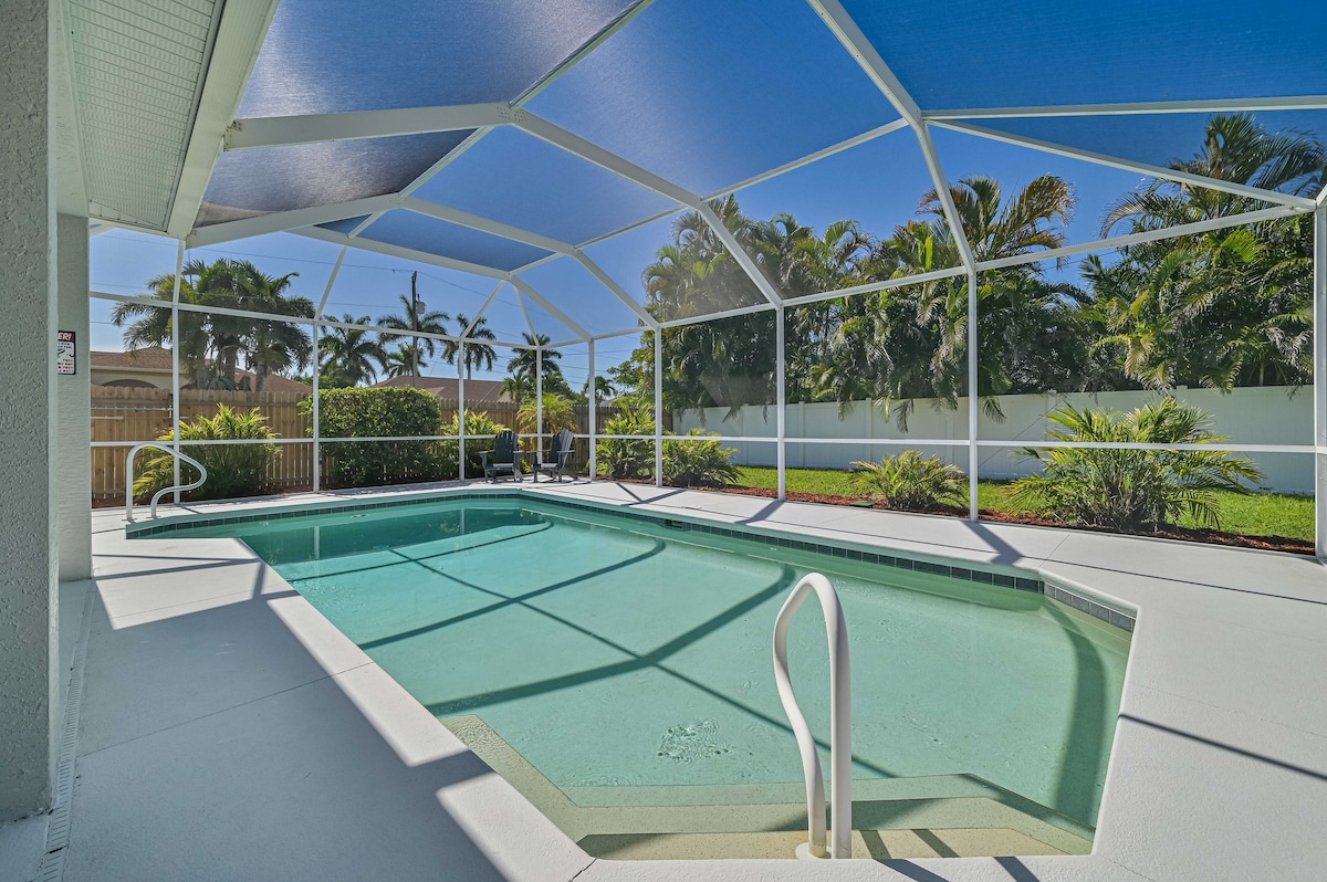 令人惊叹的豪华3卧室泳池房源！三棕榈