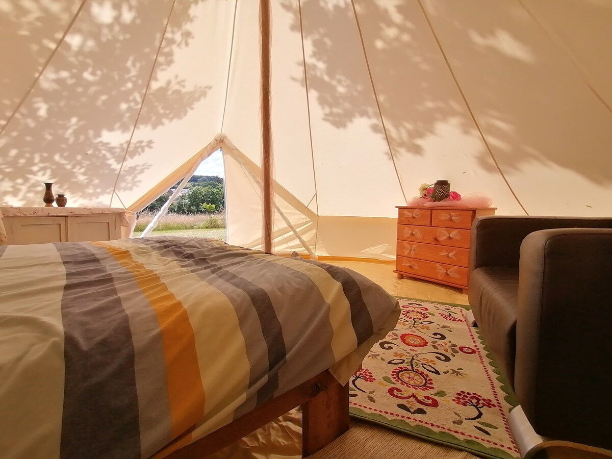 Bell Tent met mooi uitzicht