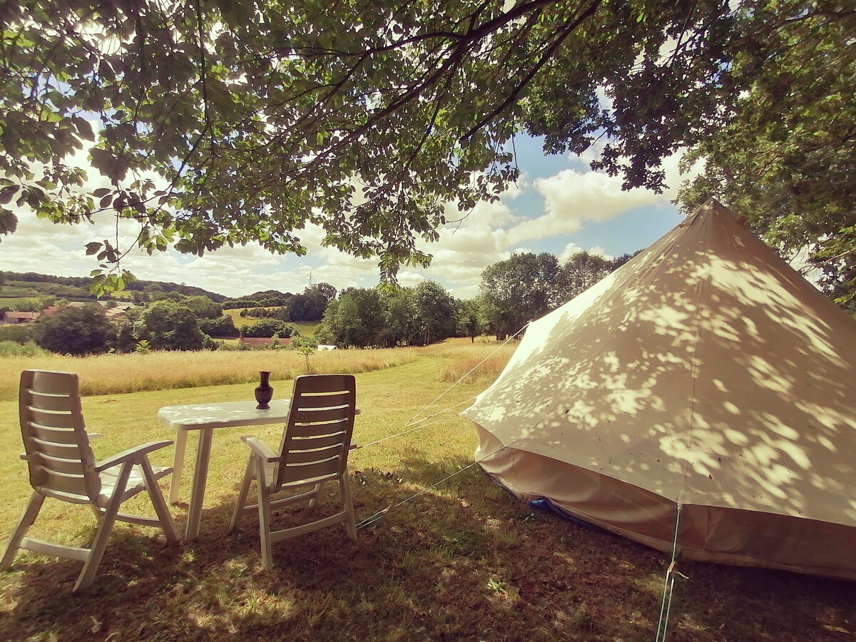 Bell Tent met mooi uitzicht