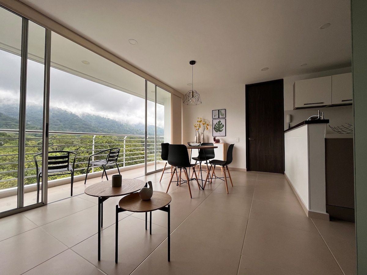 Moderno y acogedor apartamento con terraza