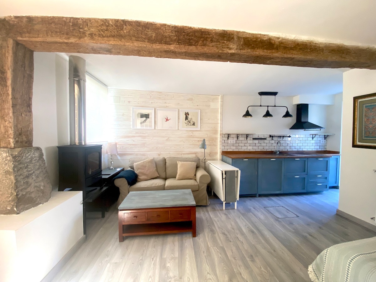 Sasibil 1.舒适的可持续乡村单间公寓。