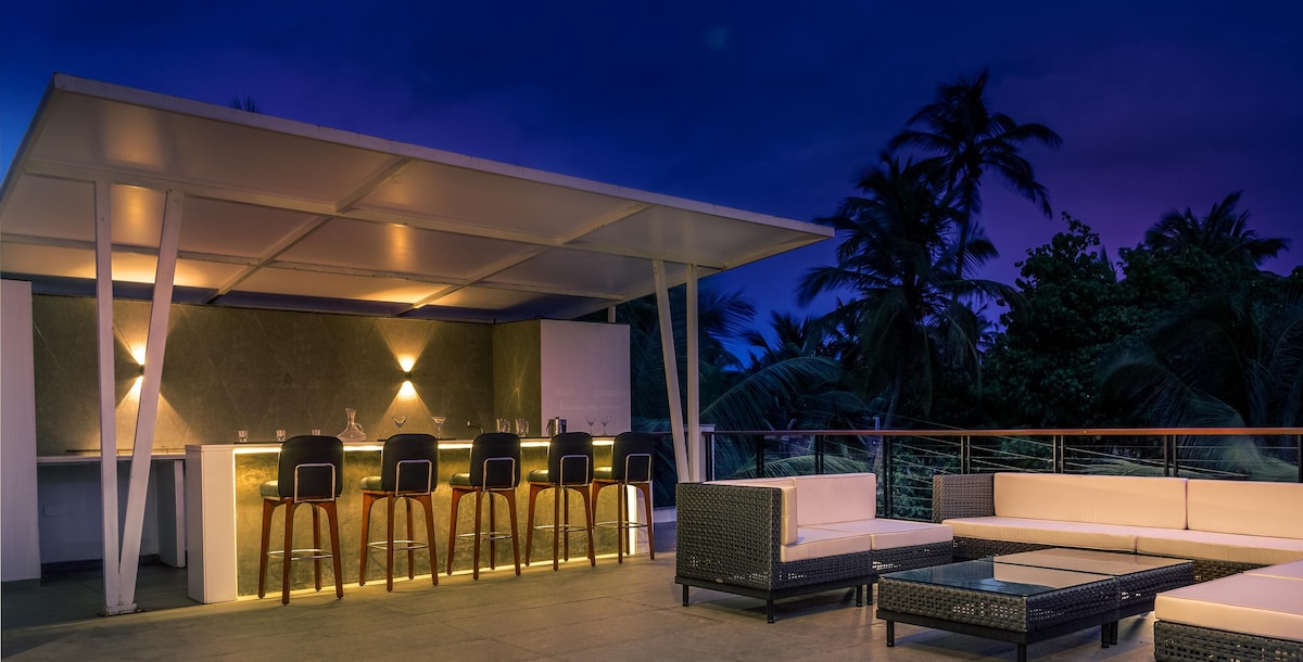 StayVista at Ashore - 6BR Luxury Beach Front Villa