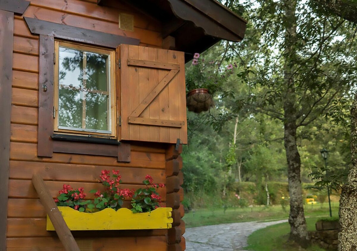 Cabaña de madera Sanabria para 2 en la naturaleza