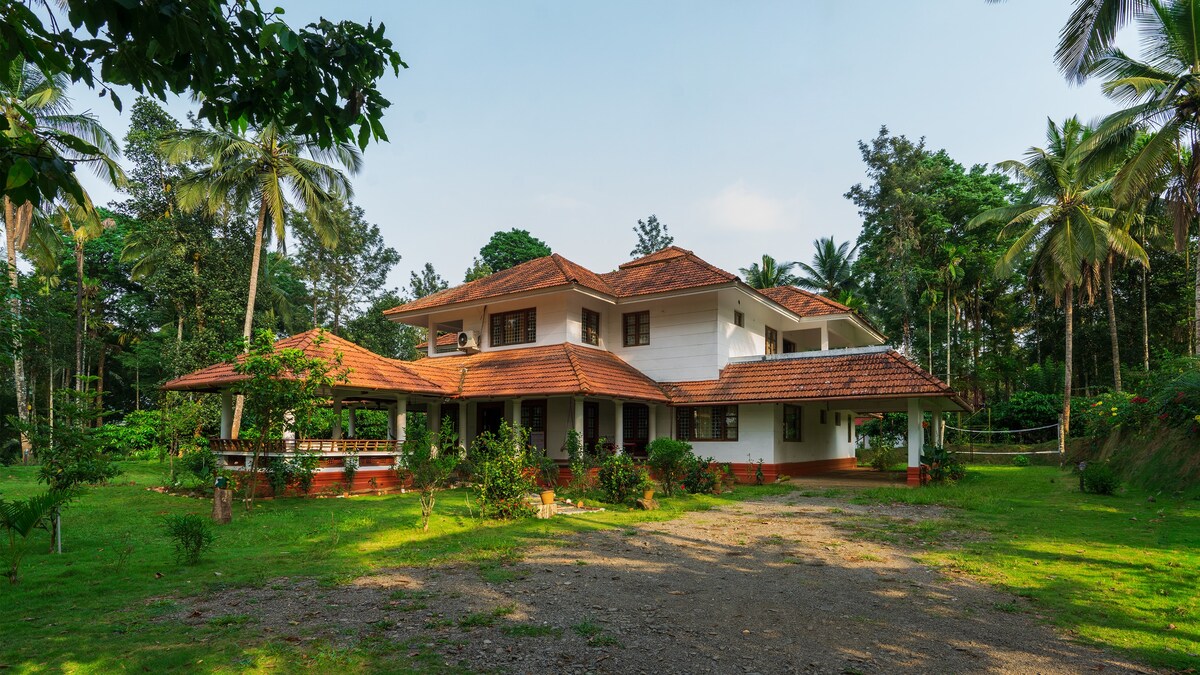 WellBeingVilla- a 5-BDR Kerala-style home