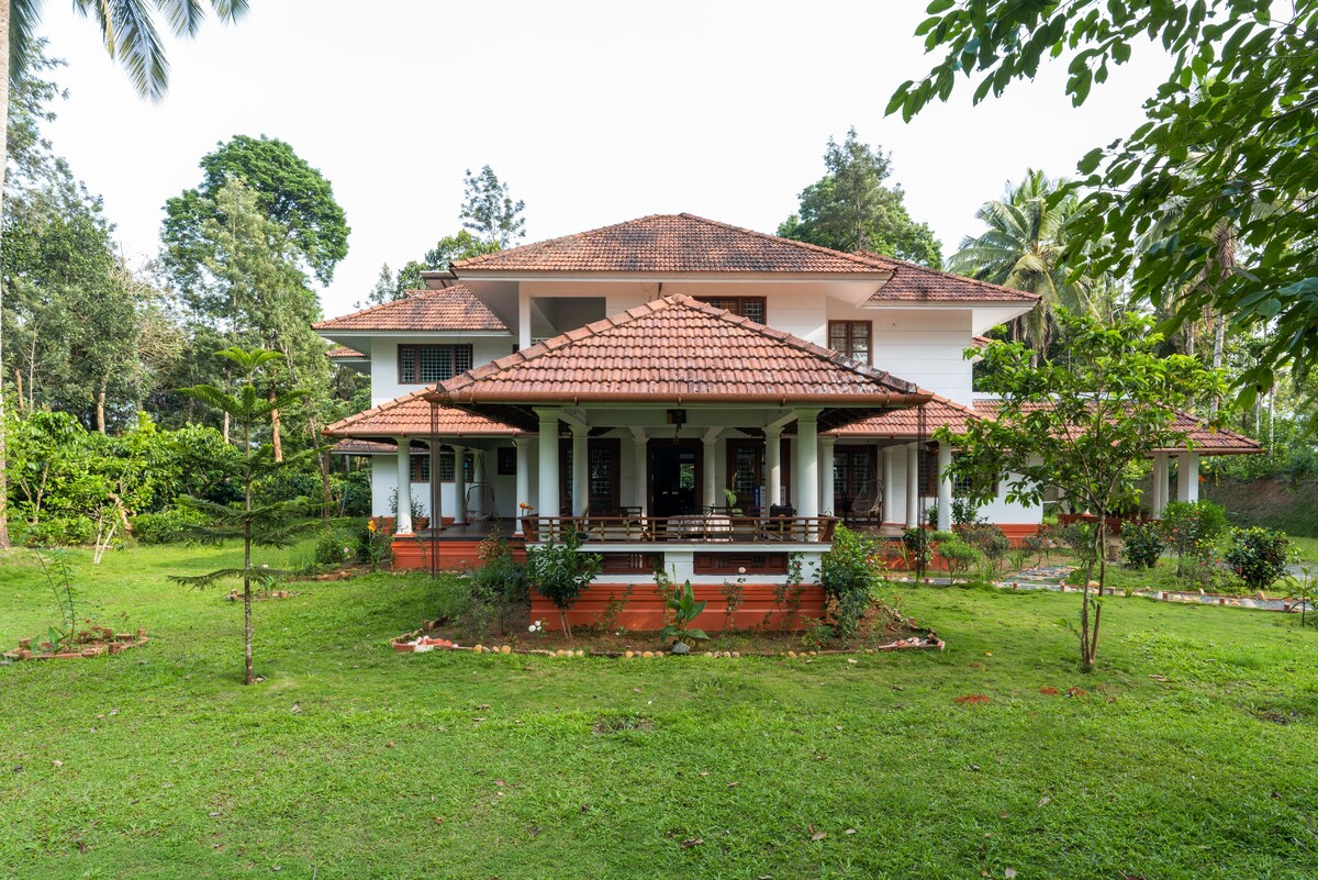 WellBeingVilla- a 5-BDR Kerala-style home