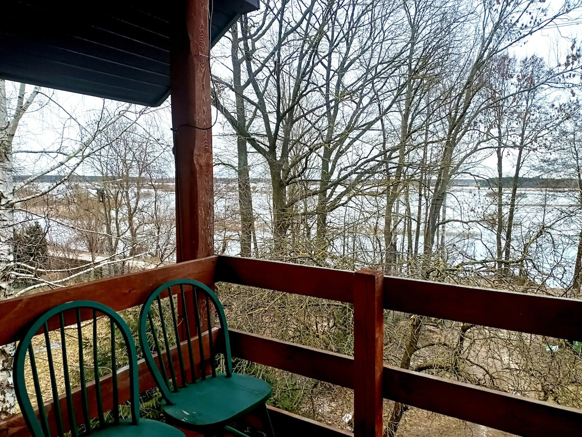 Appartment  in cottage house near Narew river.