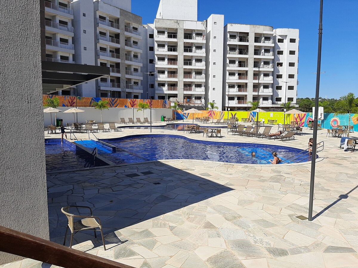 带泳池的新公寓- Lagoa生态塔