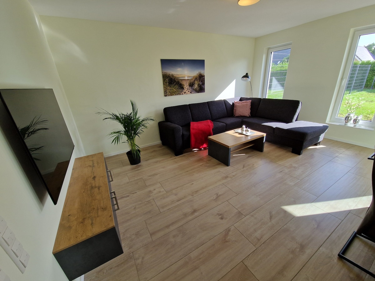 Wohnung in Ostfriesland 81m² Neubau WIFI/Netflix