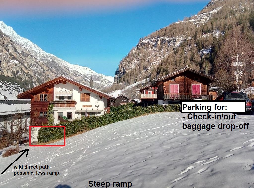 泽尔马特（ Zermatt ）附近独立舒适的单间公寓