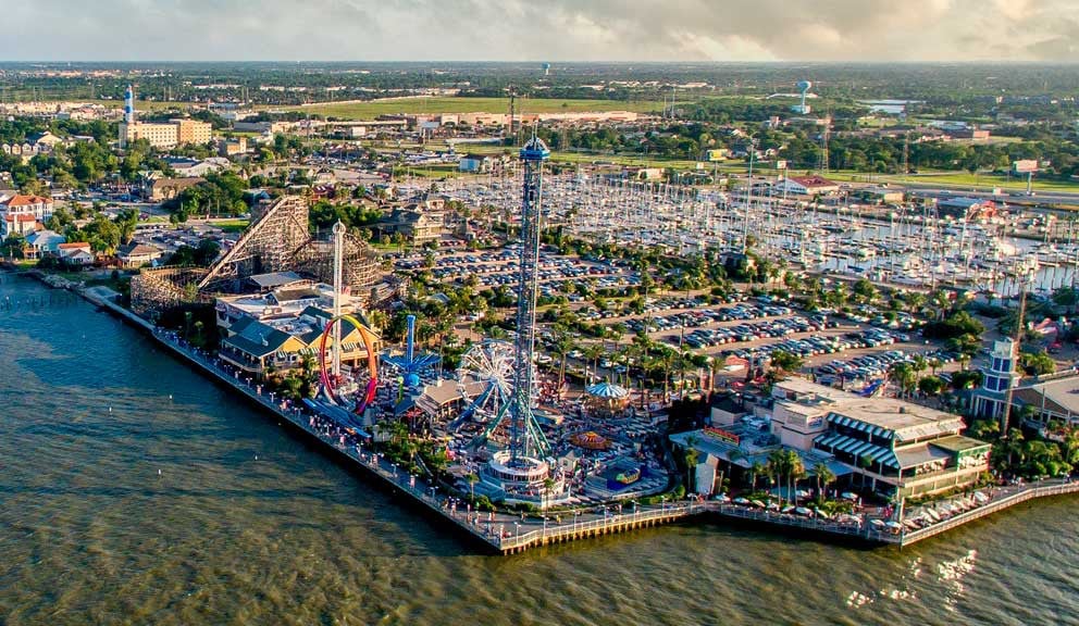 Kemah Boardwalk 3B3B令人惊叹的海滨景观