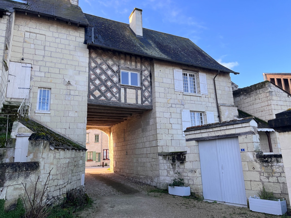 House in Montsoreau between Saumur and Chinon