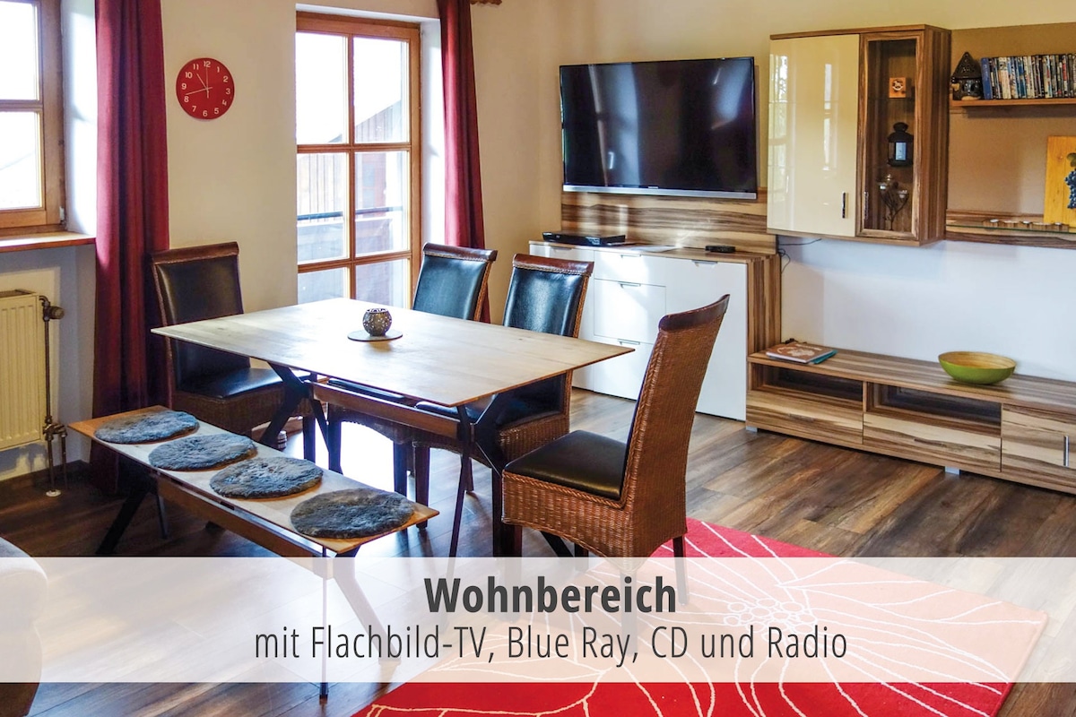 Ferienwohnung Freudensee, Pool, Bayerischer Wald