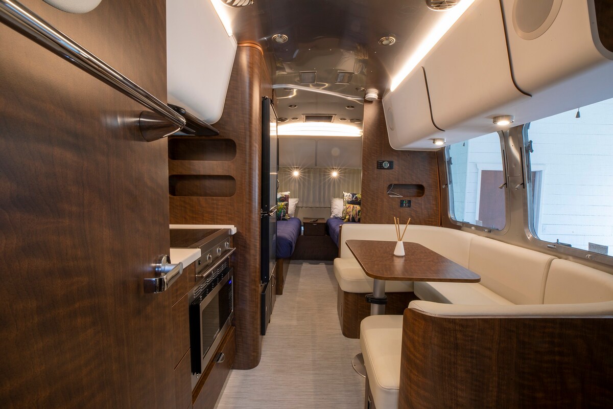 Luxury Airstream Stabled at Clearly Hidden Acres