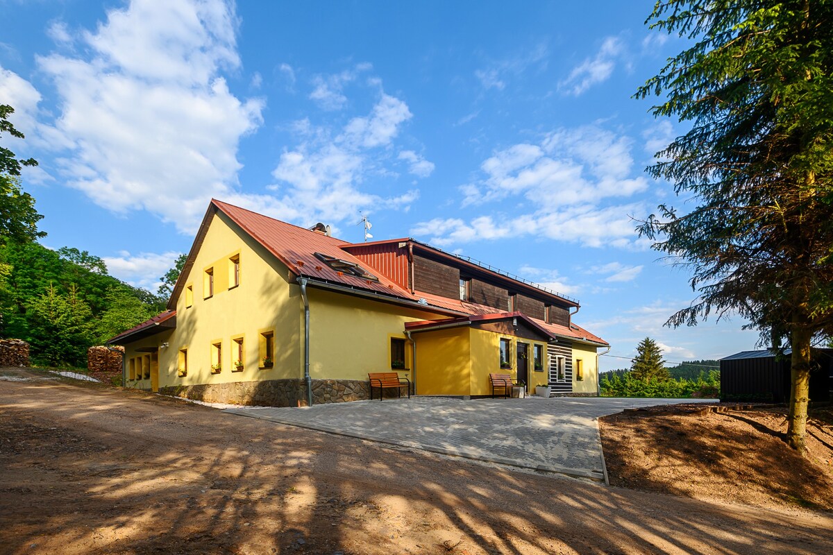 Křenov 62乡村小屋，位于一个美丽而宁静的地方