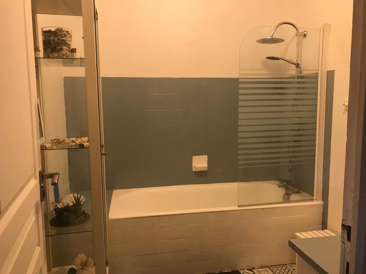 1 chambre double avec salle de bain privative