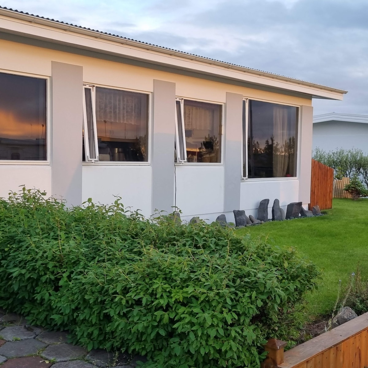 Homestaying in Hofsós-two single bedrooms.