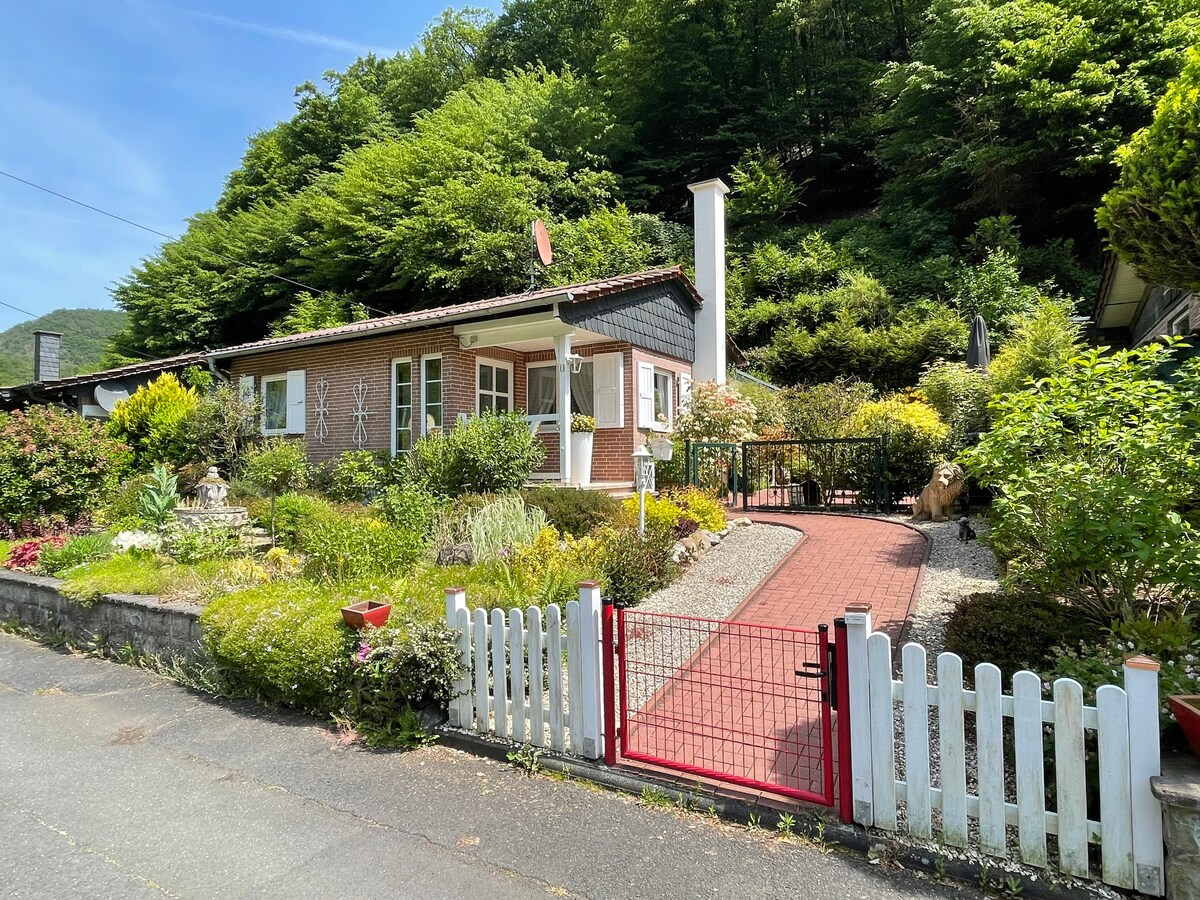 Idyllic cottage in the nature with whirlpool