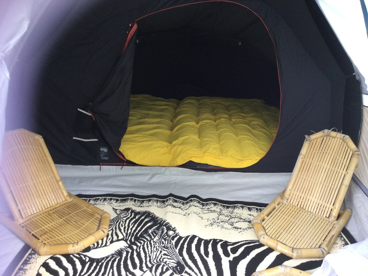 glamping Tente super confort avec chambre fraiche