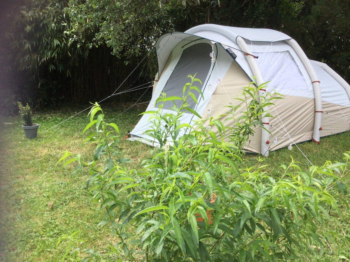 glamping Tente super confort avec chambre fraiche