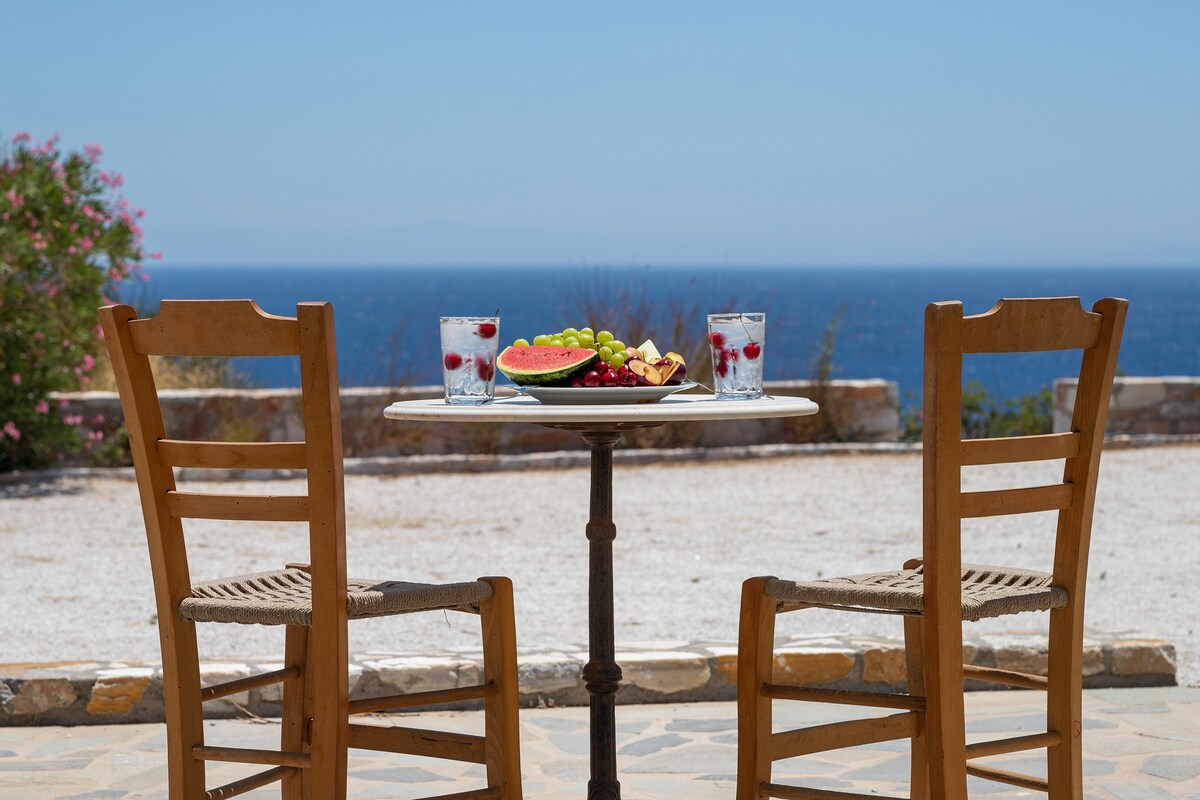 Syros Seaside Villa Aeolos IΙ, Panoramic Sea Views