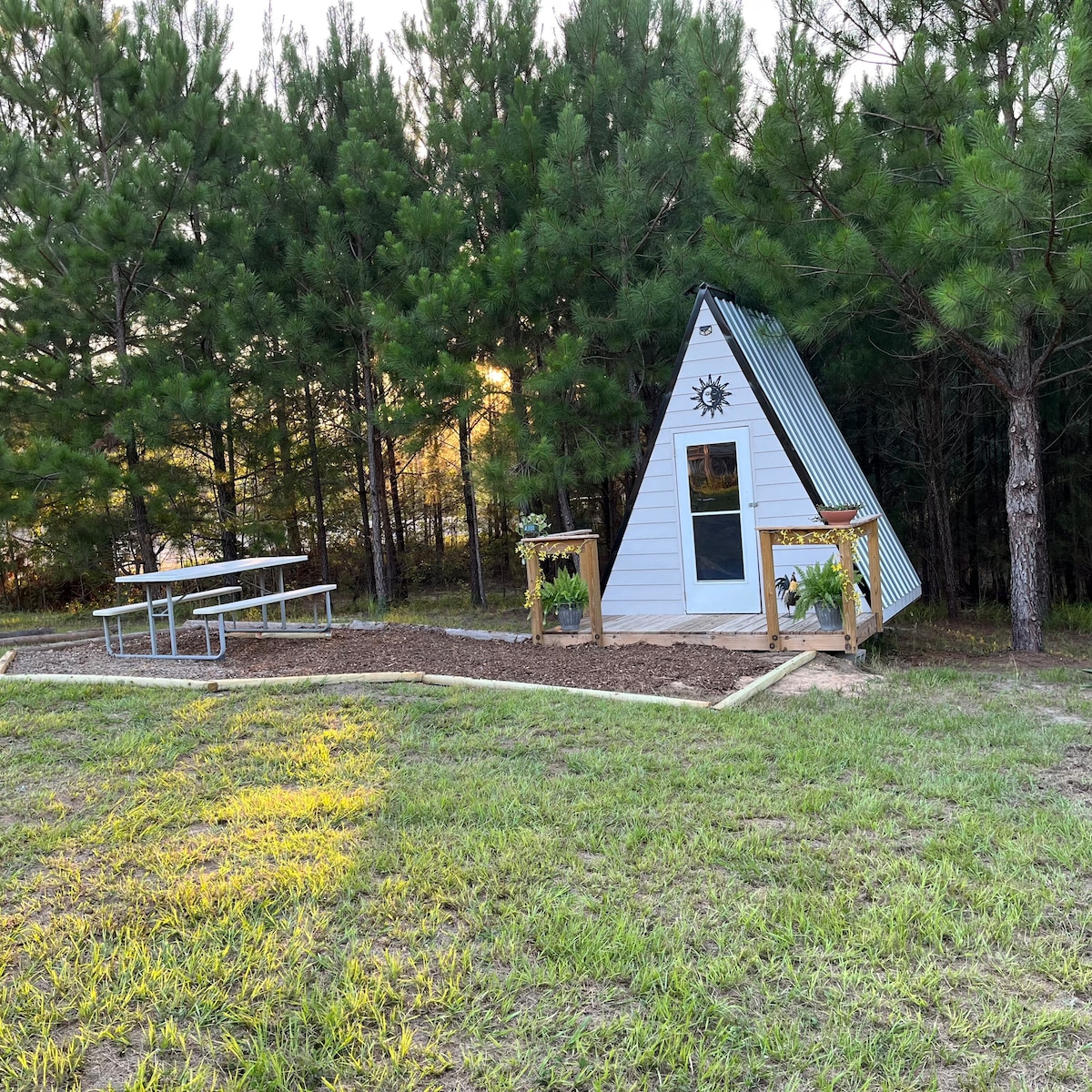 A-Frame on a farm