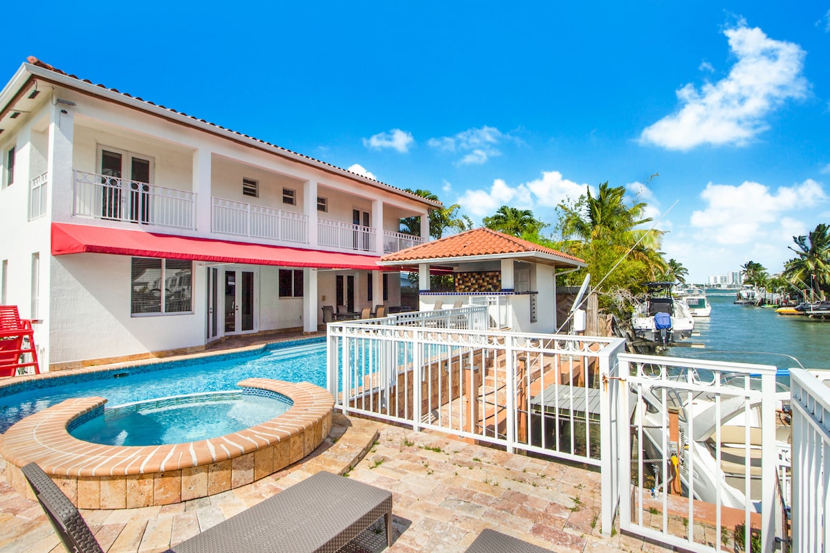 迈阿密海岸别墅-6卧室扑克、私人泳池和更多