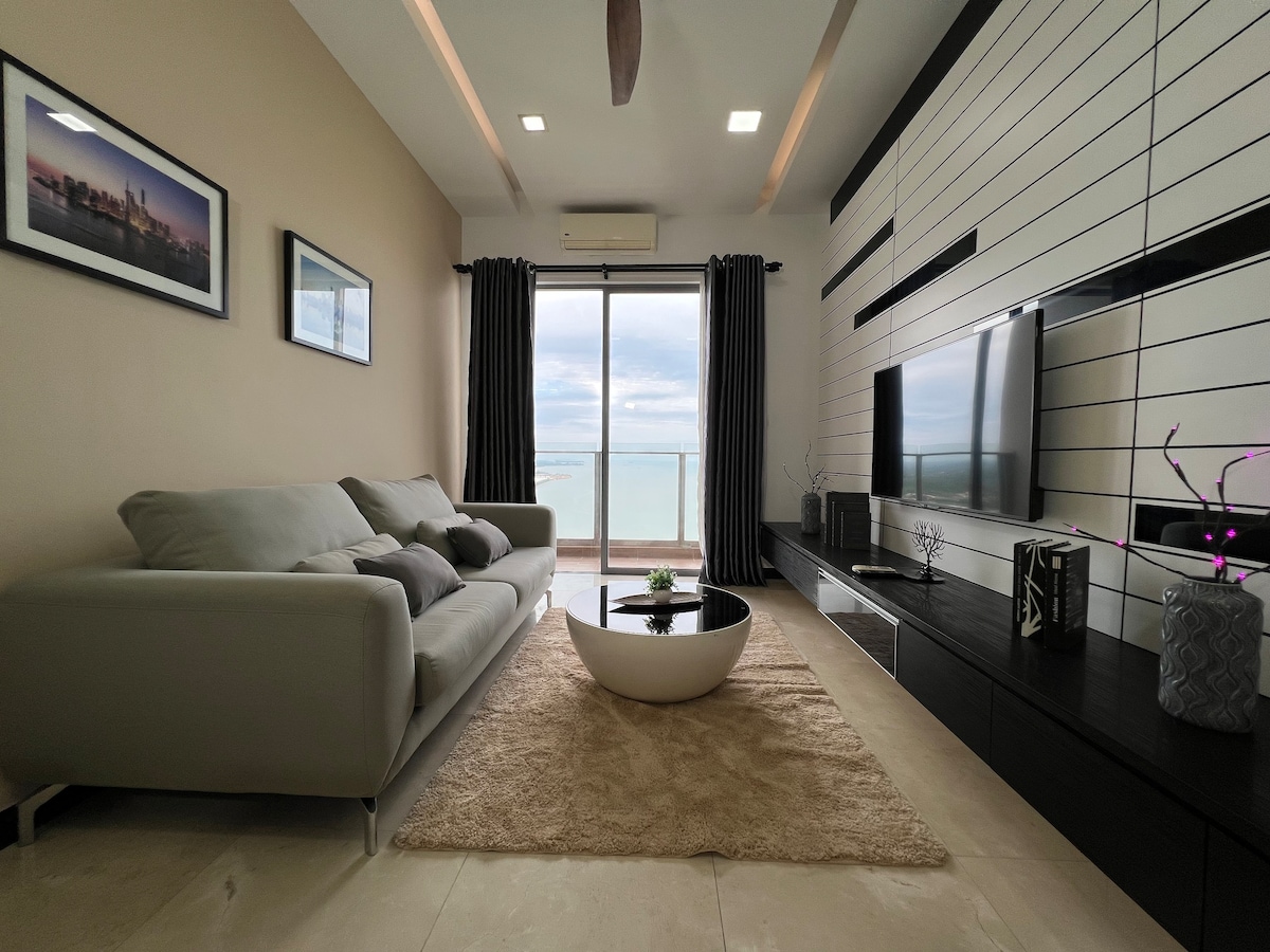 ✦ATTIC✦ Full Seaview Cozy 2 BedroomSuites[TV BOX]