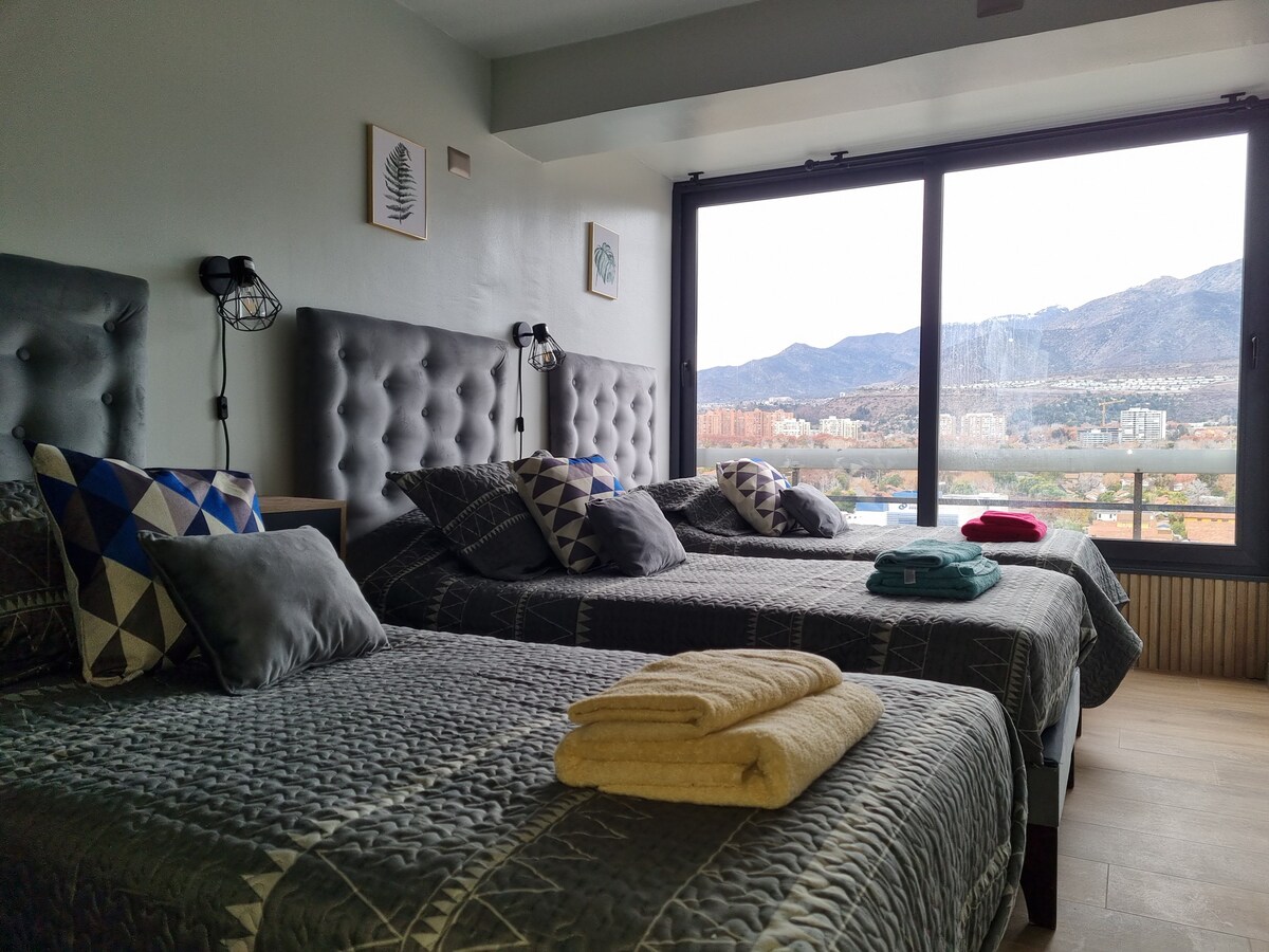 豪华公寓- Santiago Cordillera景观