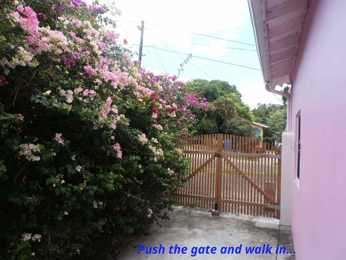 The Pink House - the sea at the end of your garden