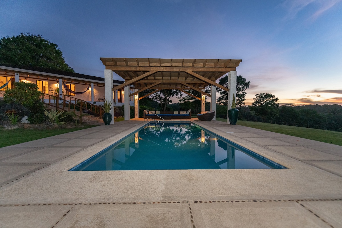 Luxury villa + chef + pool + beautiful gardens