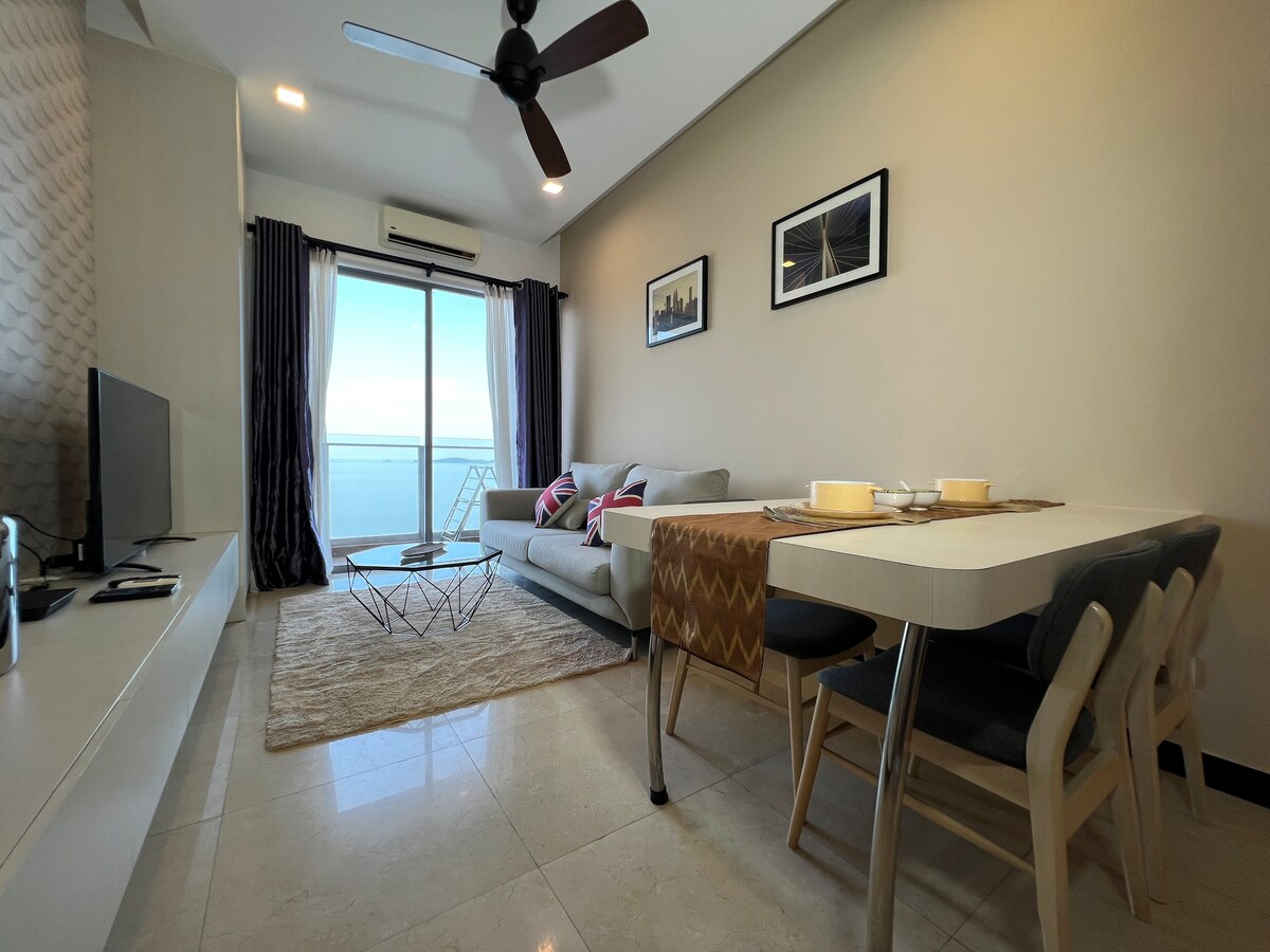 ✦ATTIC✦ Full Seaview Cozy 2 BedroomSuites [TV BOX]