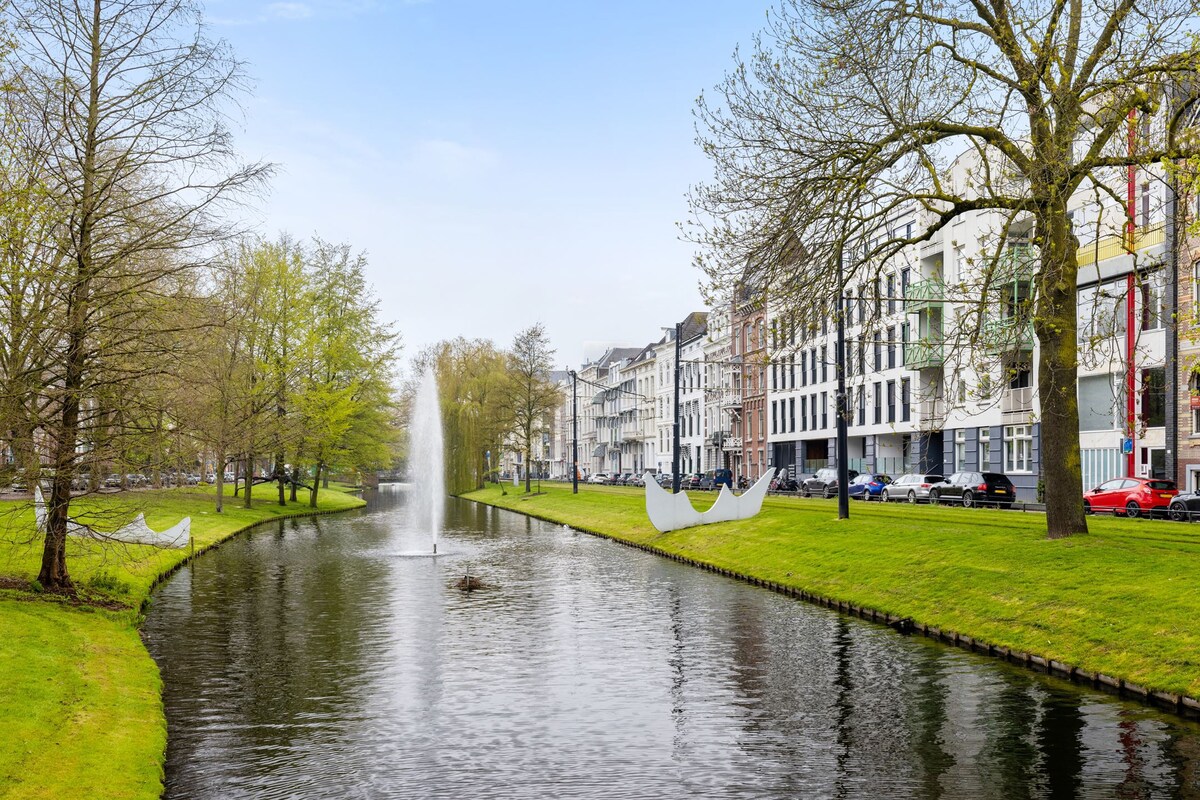 鹿特丹充满活力的街道上的现代公寓