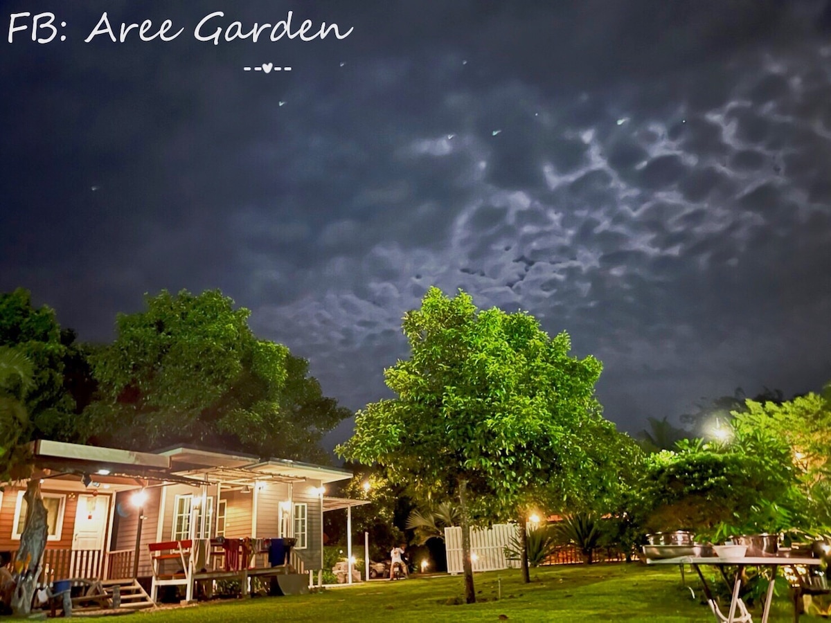 Aree Garden Home ，靠近私人冰川，搭建一个观星帐篷。