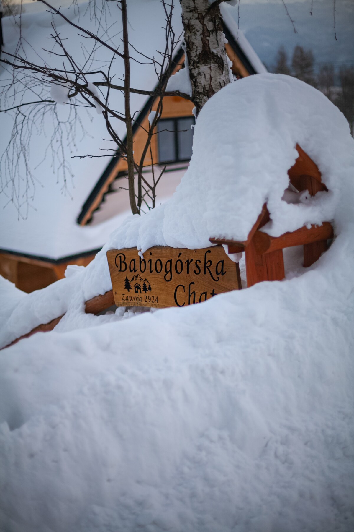 Babiogórska Chata - dom z bali z jacuzzi i sauną