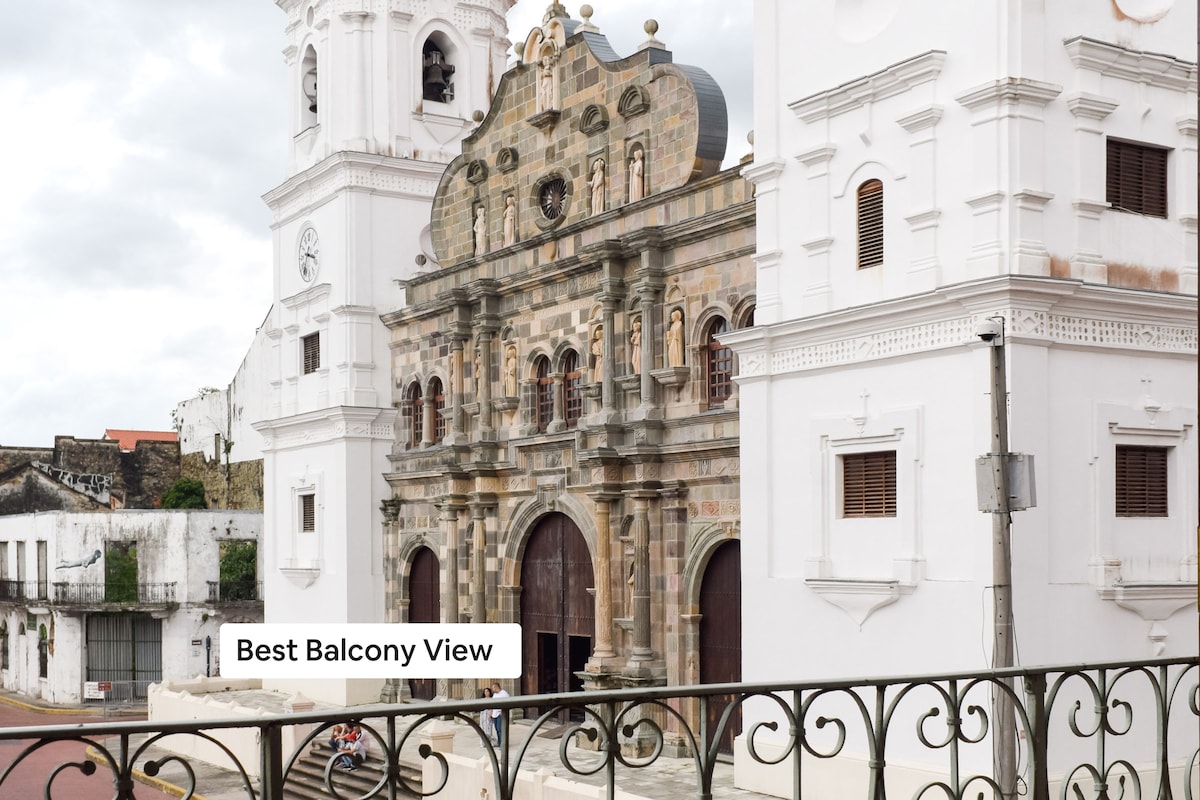 令人惊叹的阁楼，可欣赏Casco viejo的最佳景色！