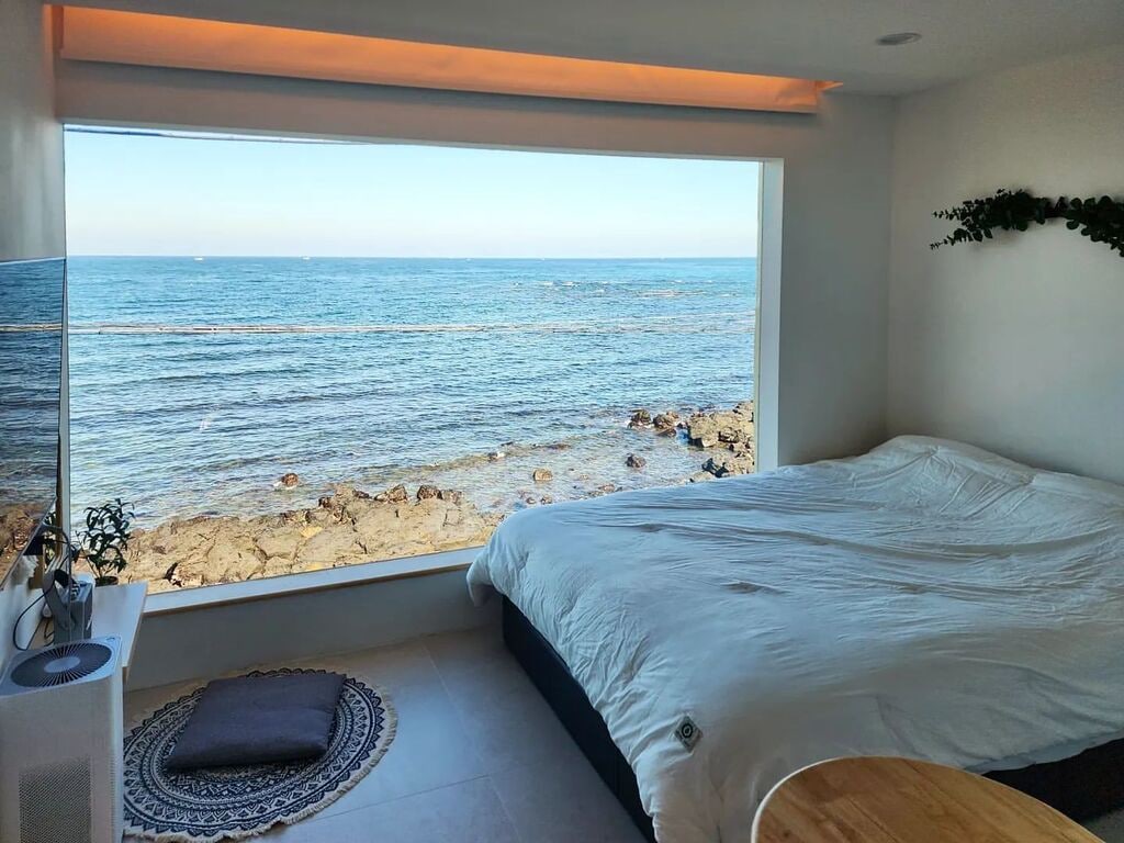 「今天的Aewol」高级海景情侣膳宿公寓（海洋画廊-确认预订后，您将被分配一个房间）