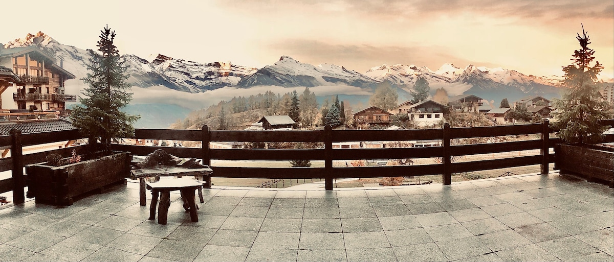 Appart haut de gamme avec vue sur Alpes Bernoise