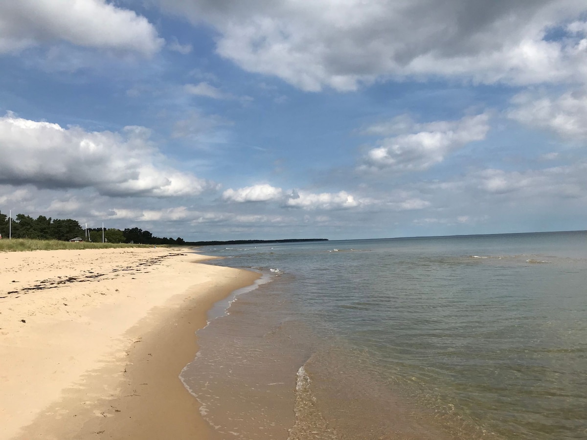 全年享受海景。大自然小木屋。