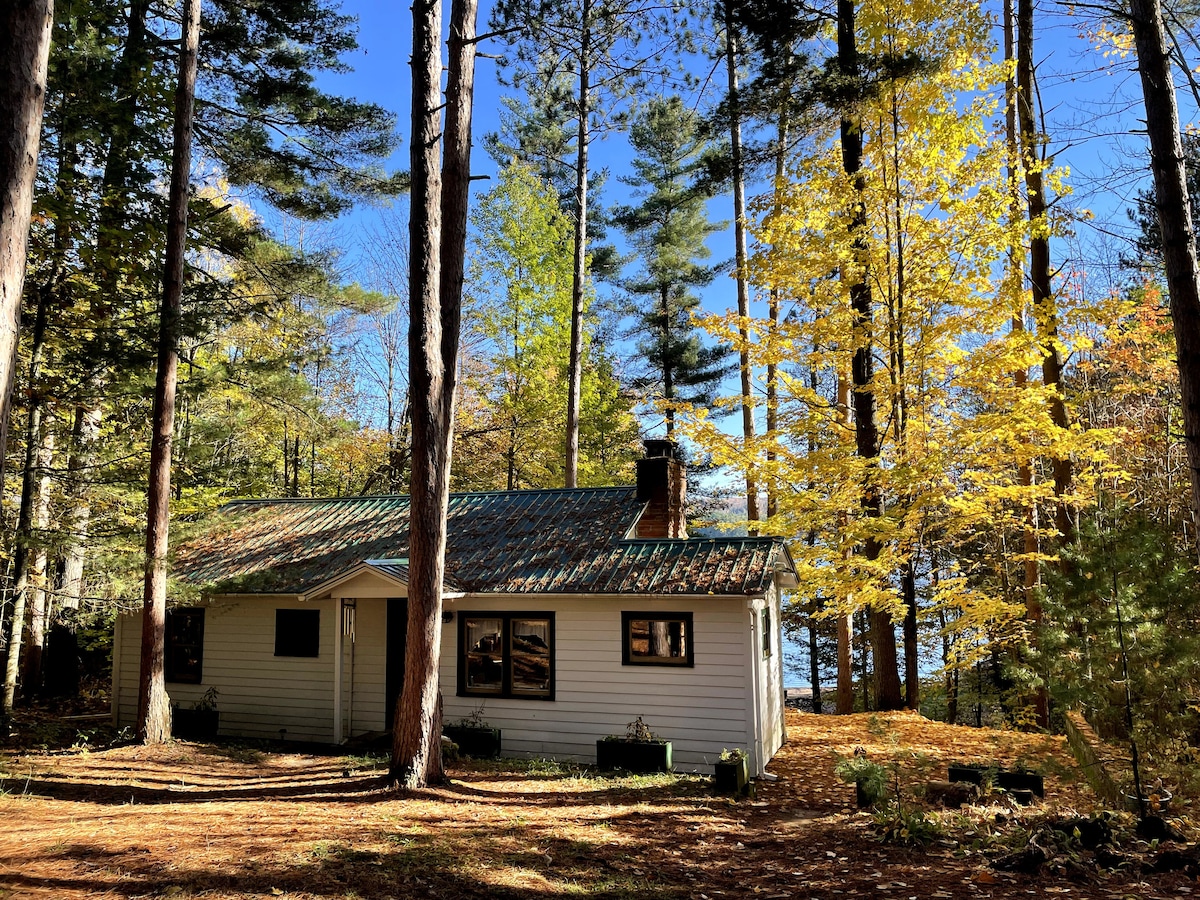 Adirondack Camp on 7 Acres w/ PRIVATE beach!